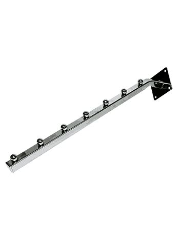 metal direct wall wall mount waterfall faceout bracket|slatwall waterfall pipe.